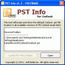 PST Info freeware screenshot