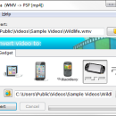Convertilla freeware screenshot