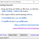 Batch Convert Tsv to Json Software freeware screenshot