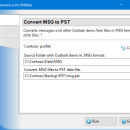 Convert MSG to PST for Outlook freeware screenshot
