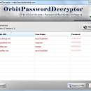Password Decryptor for Orbit freeware screenshot