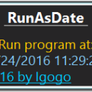 RunAsDate freeware screenshot