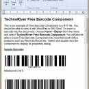 TechnoRiver Free Barcode Software Component freeware screenshot