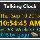 Talking Clock freeware screenshot
