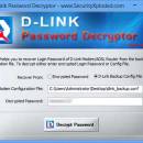 DLink Password Decryptor freeware screenshot