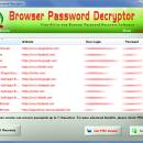 Browser Password Decryptor freeware screenshot