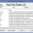 Fast File Finder by Autosofted freeware screenshot