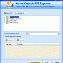 Outlook PST Reporter freeware screenshot