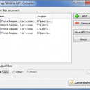 Free WMA to MP3 Converter freeware screenshot