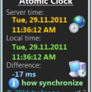 Atomic Clock freeware screenshot