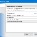 Import MBOX to Outlook freeware screenshot