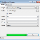 Bulk Image Manager freeware screenshot