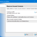 Remove Unused Contacts for Outlook freeware screenshot