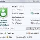Faceless Internet Connection for Mac OS X freeware screenshot