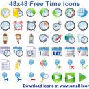 48x48 Free Time Icons freeware screenshot