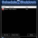 Schedule Shutdown 2 freeware screenshot