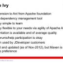 Apache Ivy freeware screenshot
