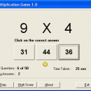 Multiplication Game freeware screenshot