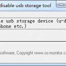 OSUDM Disable USB Storage Tool freeware screenshot