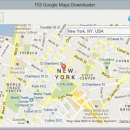 FSS Google Maps Downloader freeware screenshot