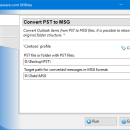 Convert PST to MSG for Outlook freeware screenshot