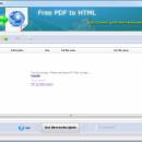 Eaglesoft Free PDF to HTML Converter freeware screenshot