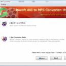 Boxoft AVI to MP3 Converter (freeware) freeware screenshot