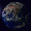 3D Earth Screensaver freeware screenshot