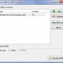 Free MP4 to MP3 Converter freeware screenshot