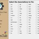 File Association Fixer freeware screenshot