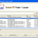 Outlook PST Finder freeware screenshot