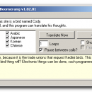 Google Translator Boomerang freeware screenshot