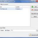 Free WAV to MP3 Converter freeware screenshot