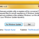 Fix WU Utility freeware screenshot