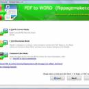 Free PDF to Word freeware screenshot