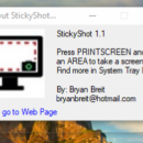 StickyShot freeware screenshot