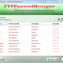 FTP Password Decryptor freeware screenshot