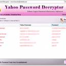 Yahoo Password Decryptor freeware screenshot