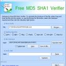 Free MD5 SHA1 Verifier freeware screenshot