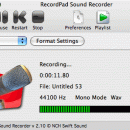 RecordPad Sound Recorder for Mac freeware screenshot