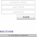 Open Time Clock freeware screenshot