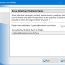 Save Attached Outlook Items freeware screenshot