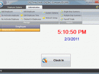 CKZ Time Clock Free Edition freeware screenshot